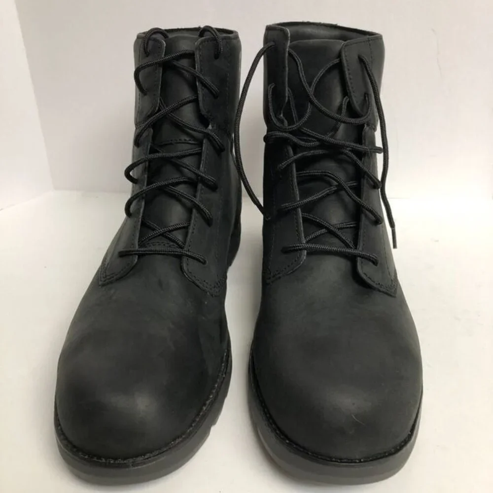 Worx Mens 6” Zink Steel Toe Boot Black Size 13 M